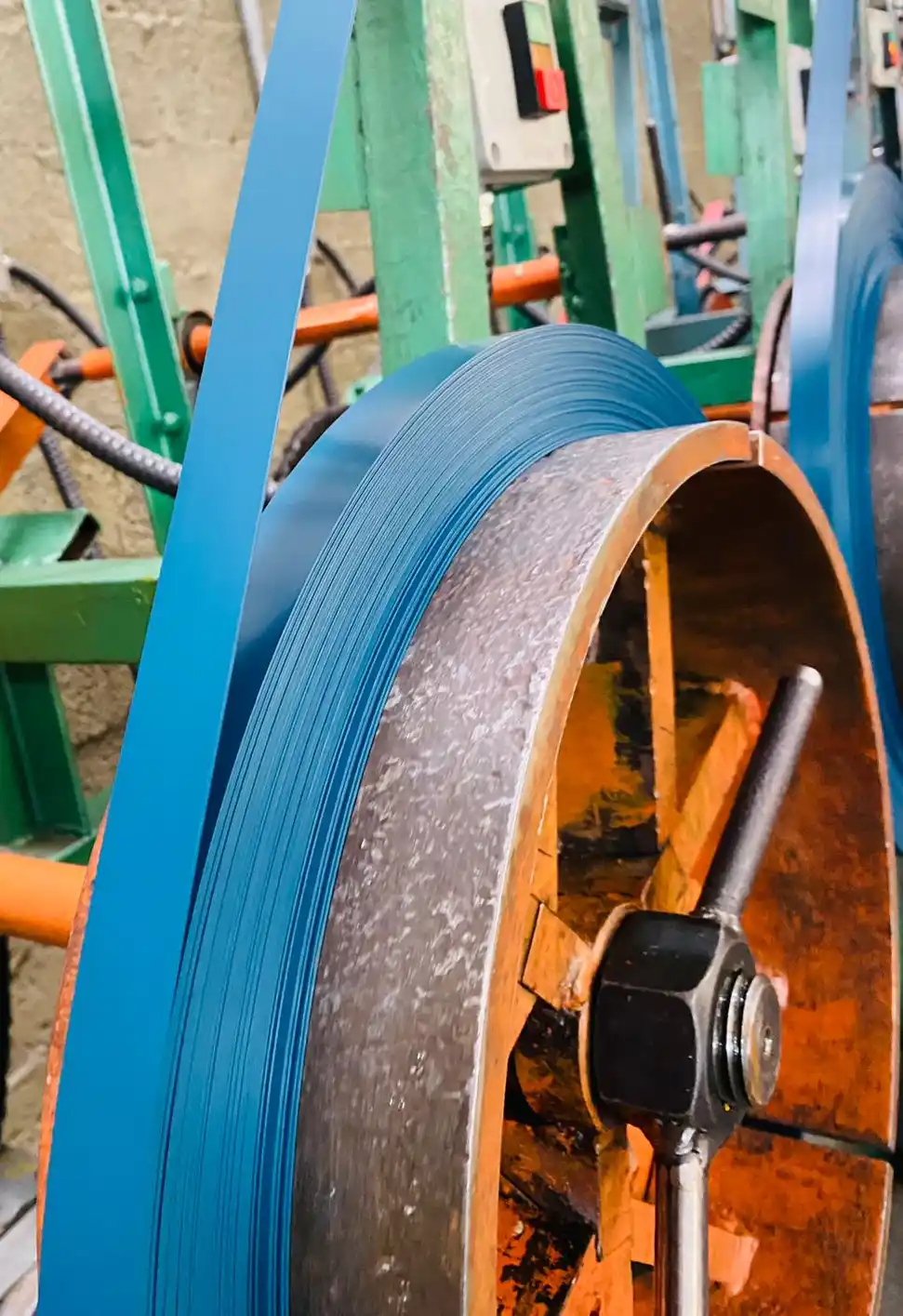 Fita de Aço Laqueada Azul